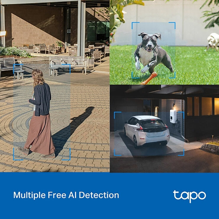 Tapo C520WS 2K 4MP outdoor security camera 2-pack - British product
