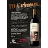 19 Crimes Tempranillo red wine 75cl (British brand)