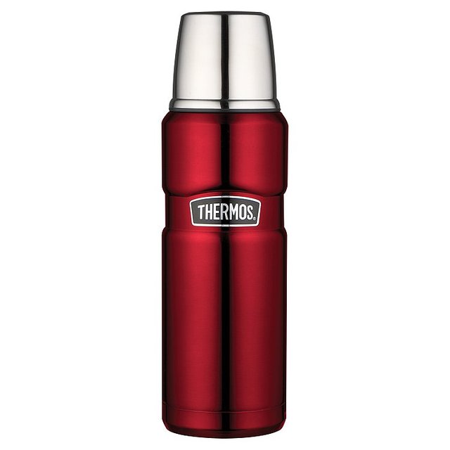 Thermos Stainless King Flask Red 1.2L GOODS M&S