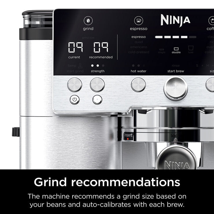 Ninja Luxe Café Premier bean to cup coffee machine (British brand)