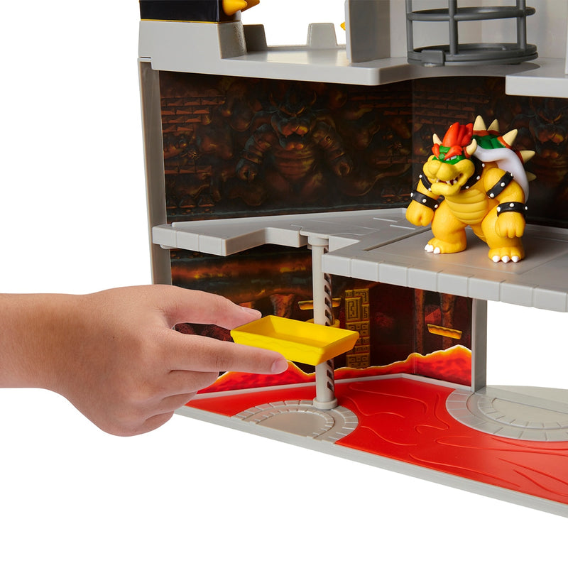 Nintendo Bowser Castle Playset with Super Mario figures, imported from the UK