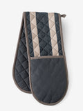 Pair of Black Bronx Cotton Oven Gloves - British product