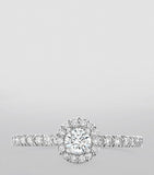 Boodles vintage engagement ring platinum diamonds, UK version