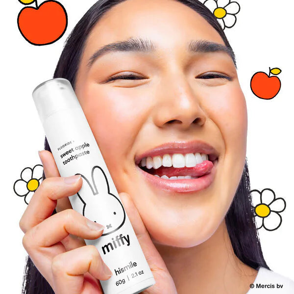 HiSmile Miffy Sweet Apple toothpaste tube (British brand)