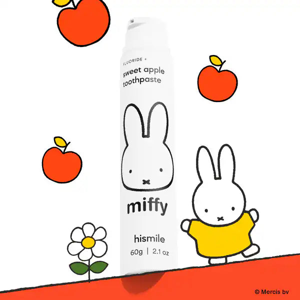 HiSmile Miffy Sweet Apple toothpaste tube (British brand)