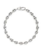 Tateossian sterling silver marine link chain bracelet (British brand)