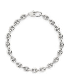 Tateossian sterling silver marine link chain bracelet (British brand)