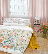 Harrods Floral Print King Oxford Pillowcase 50cm x 90cm- Buy online at McGrocer