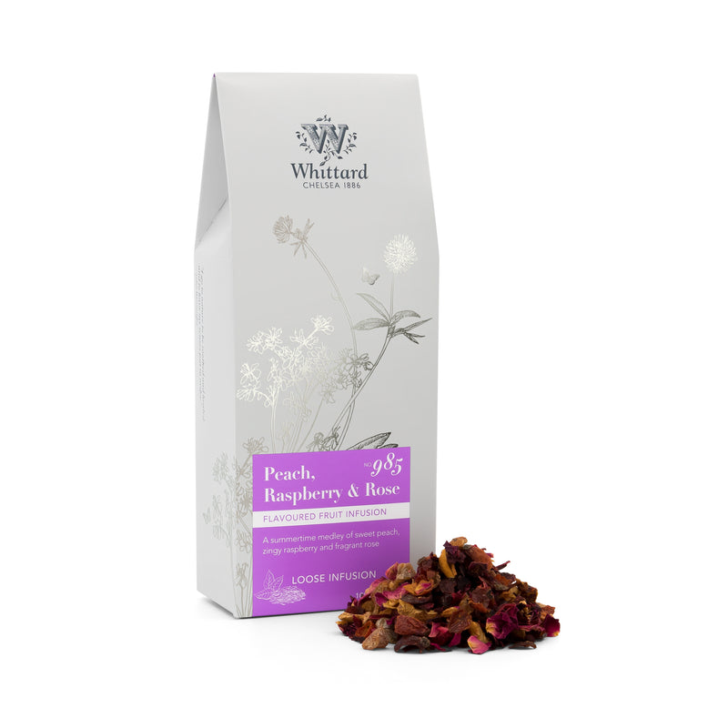 Whittard Peach Raspberry Rose loose infusion 100g (British brand)