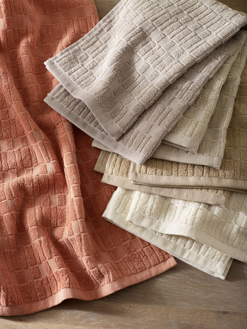 Natural Terry tea towels set of 5, imported from the UK
