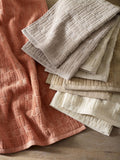Natural Terry tea towels set of 5, imported from the UK