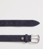 Paul & Shark men's suede belt with buckle, UK version