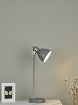 Next Dar Lighting Grey Frederick Table Lamp- Buy online at McGrocer