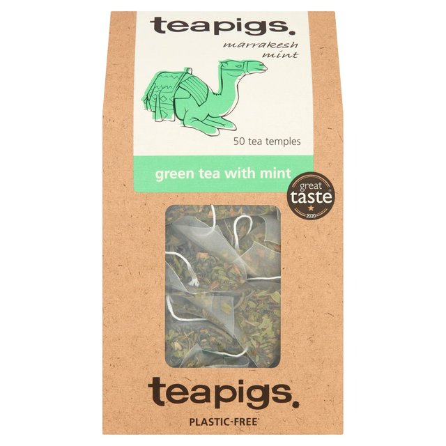 Teapigs Green Tea Bags with Mint 50 per pack GOODS M&S