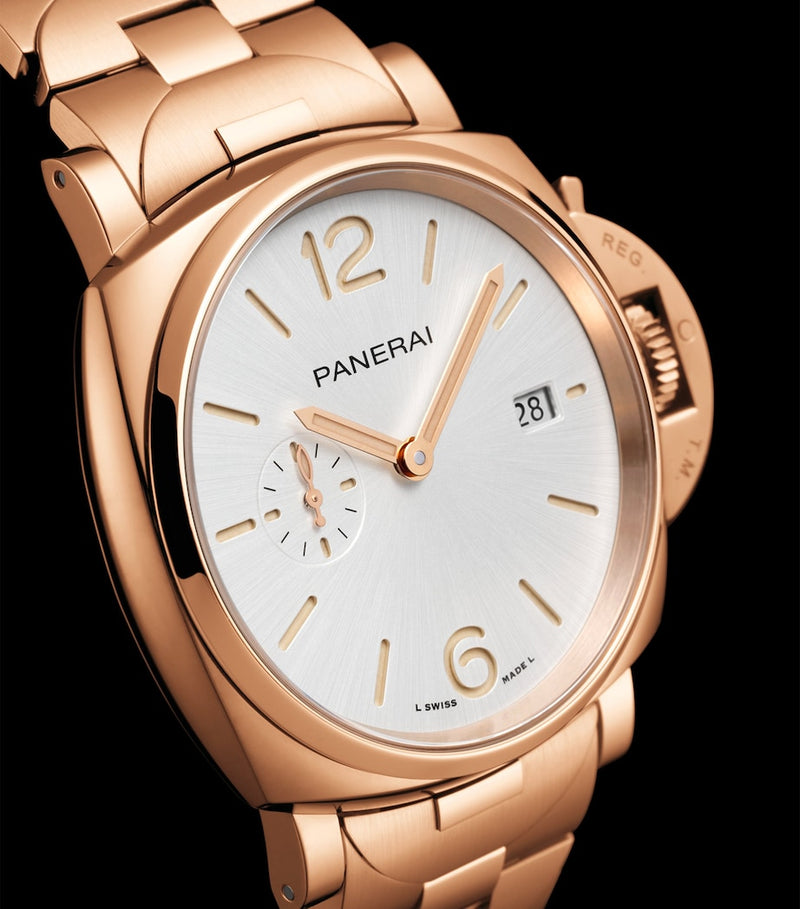 Panerai Luminor Due TuttoOro rose gold watch 42mm (British brand)