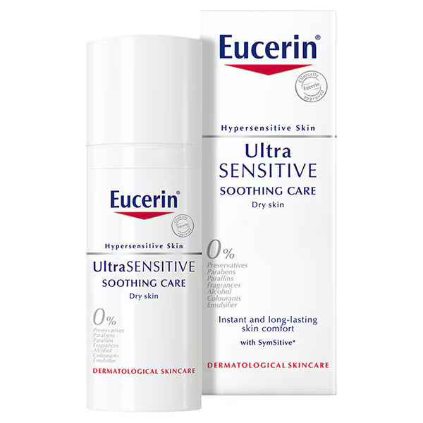 Eucerin Soothing Care Cream Dry Skin 50ml - British product