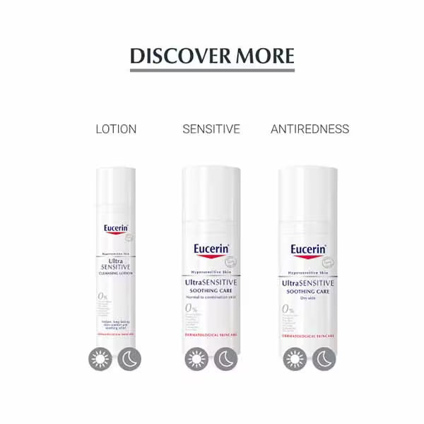 Eucerin Soothing Care Cream Dry Skin 50ml - British product