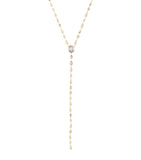 SHAY yellow gold diamond illusion necklace, UK version