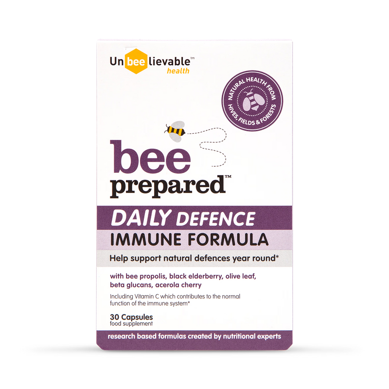 Unbeelievable Health Daily Defence supplement 30 capsules, imported from the UK