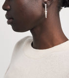 Sophie Bille Brahe Sienna Moon earrings in recycled yellow gold with freshwater pearls, imported from the UK