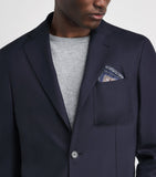 Eton reversible jacquard pocket square 33cm (British brand)