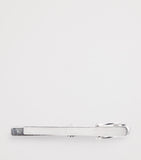 Tateossian gears tie clip brushed silver-tone enamel, UK version