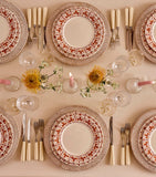 Maison Margaux Seville plates 22cm, imported from the UK