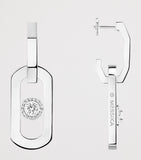 Messika So Move white gold diamond drop earrings 0.37ct - British product