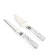 Harrods Waterford Crystal Celebrations Cake Knife and Server Set- Buy online at McGrocer