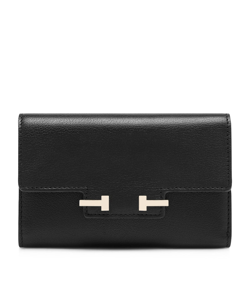 TOM FORD Aube leather wallet H9cm, UK version