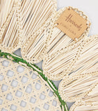 Harrods rattan placemat daisy design 37cm (British brand)
