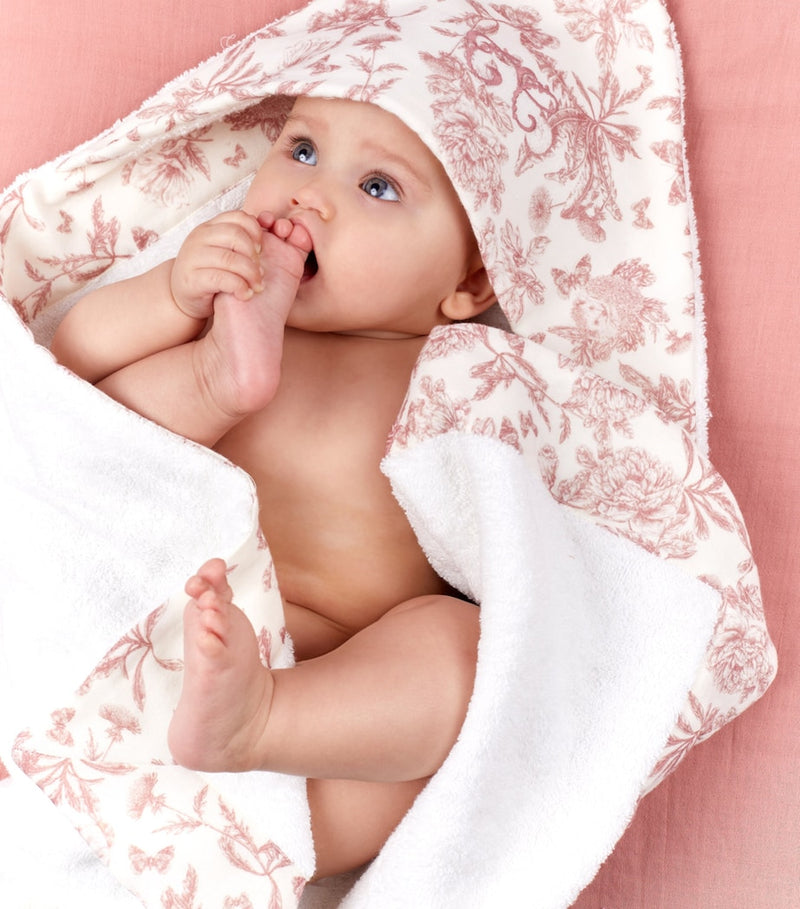 Tartine et Chocolat printed hooded towel, imported from the UK
