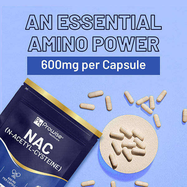 Prowise NAC supplement 600mg 300 capsules, UK version