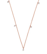 Harrods Harrods Rose Gold and Diamond Necklace 0.60ct- Buy online at McGrocer