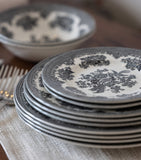 Burleigh Asiatic Pheasants plates set of four, 25cm diameter - British product