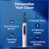 Oral-B iO 5 pink electric toothbrush (British brand)
