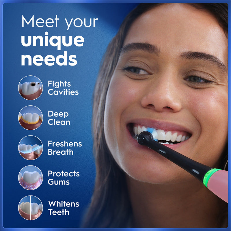 Oral-B iO 5 pink electric toothbrush (British brand)