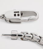 Tateossian sterling silver French Cross chain bracelet limited edition (British brand)