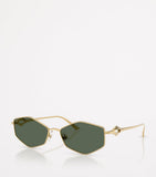 Jimmy Choo Wire Hexagonal Zoey sunglasses, imported from the UK