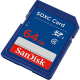 SanDisk Blue SDXC 64GB memory card - British product