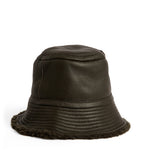 Yves Salomon merino lambskin bucket hat, UK version