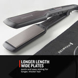 Remington S5525 Pro-Ceramic hair straightener black grey - British product