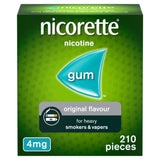 ASDA Nicorette 4mg Gum Original Flavour Nicotine Replacement Gum 210 Pieces- Buy online at McGrocer