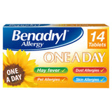 Benadryl One A Day 10 mg Comprimidos para el alivio de la alergia 14 comprimidos
