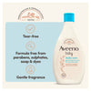 Aveeno baby bath and wash sensitive skin 400ml, imported from the UK