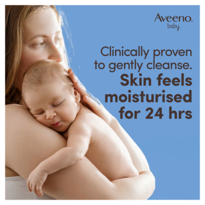 Aveeno baby emollient wash with vitamin E and oat oil 250ml - British product