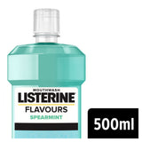 Listerine spearmint mouthwash 500ml, UK version