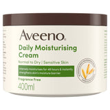 ASDA Aveeno Daily Moisturising Cream for Normal to Dry Sensitive Skin 400ml- Buy online at McGrocer