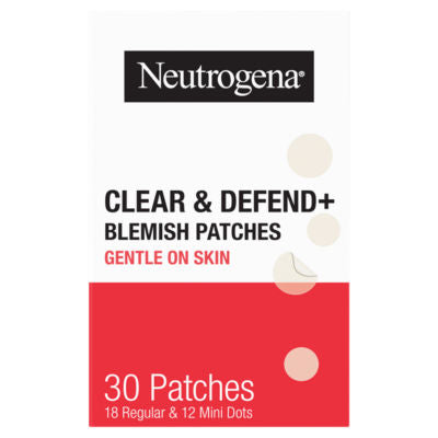Neutrogena Clear & Defend+ blemish patches 30 patches (British brand)