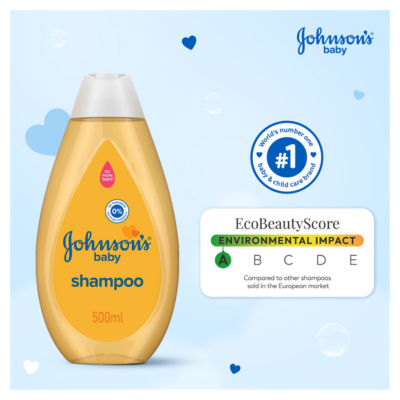 Johnson's Shampoo Without Dyes Sulphates & Soap 500 ml